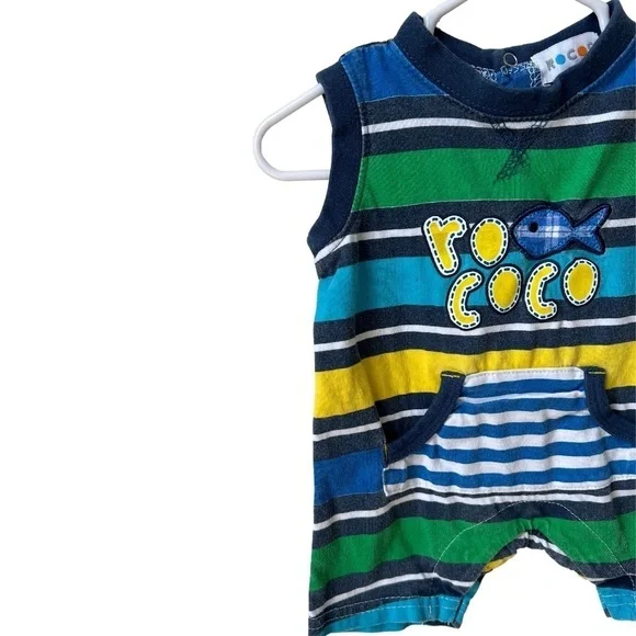 3/$10 Rococo 3 month  romper - Picture 2 of 4